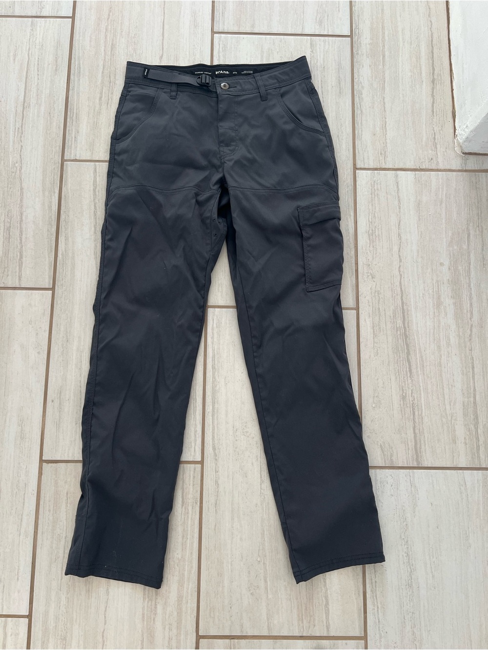 prAna Men's Gray Utility Cargo Pants